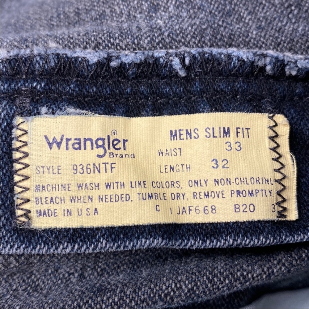 Vintage Wranglers Acid Washed - Picture 7 of 12